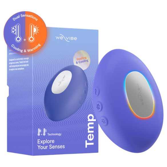We-Vibe Temp - koele-warm clitorisstimulator vibrator (blauw)