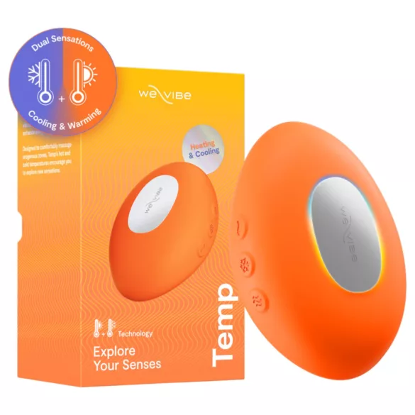 We-Vibe Temp - verkoelende en verwarmende clitoristrillert (oranje)