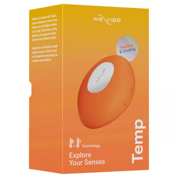 We-Vibe Temp - verkoelende en verwarmende clitoristrillert (oranje)