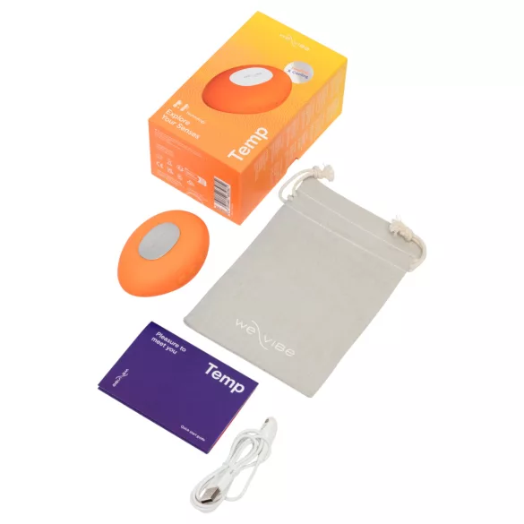 We-Vibe Temp - verkoelende en verwarmende clitoristrillert (oranje)