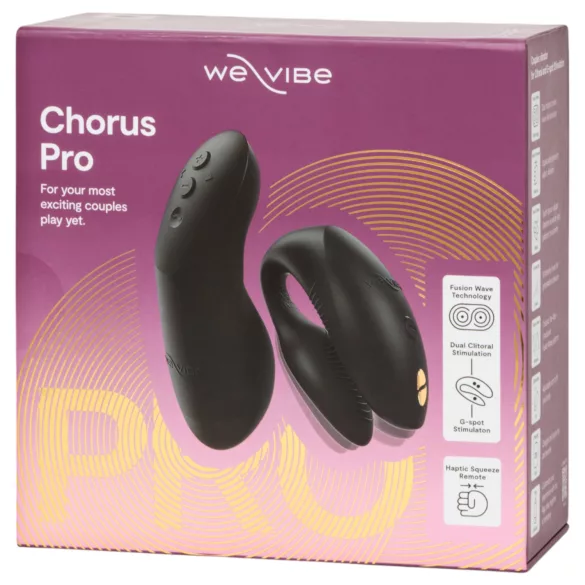 We-Vibe Chorus Pro - App- en afstandsbediening koppelvibrator (zwart)