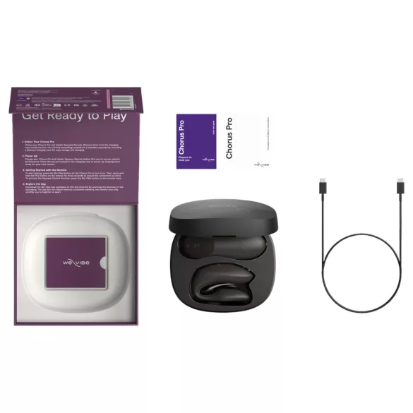 We-Vibe Chorus Pro - App- en afstandsbediening koppelvibrator (zwart)