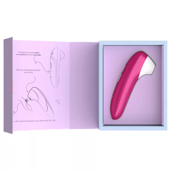 Womanizer Pro - luchtdruk clitorisstimulator (roze)