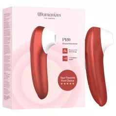 Womanizer Pro - luchtdruk clitorisstimulator (rood)