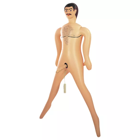 NMC Big John - opblaasbare man - met vibrator