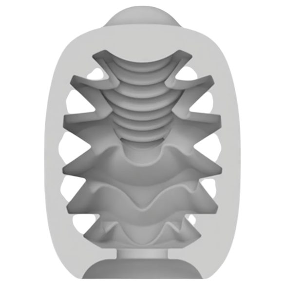 VIBEGGS Candy Curves - vibrerend eitje masturbator - wit