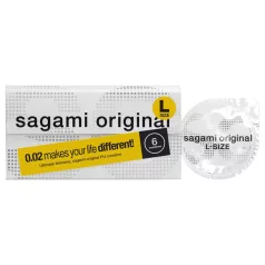   Sagami Original 0.02 L - condoom - ultra dun - 58mm - 6 stuks