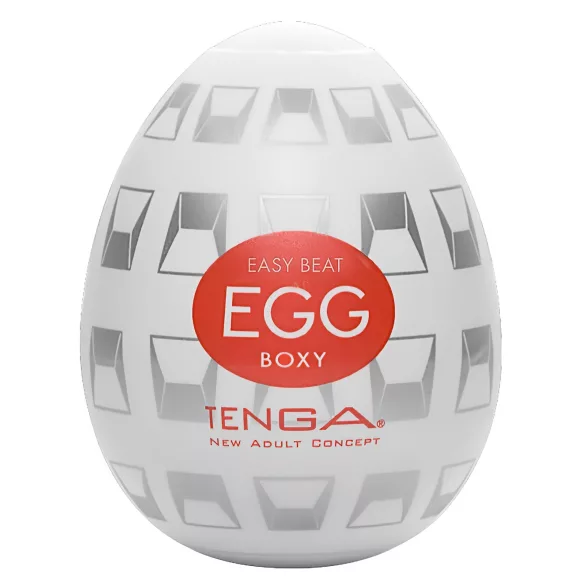 TENGA Egg Boxy - masturbator ei - mannensextoy - wit - 1 stuk