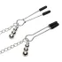 Fifty Shades of Grey - tepelklemmen met halsband - zilver