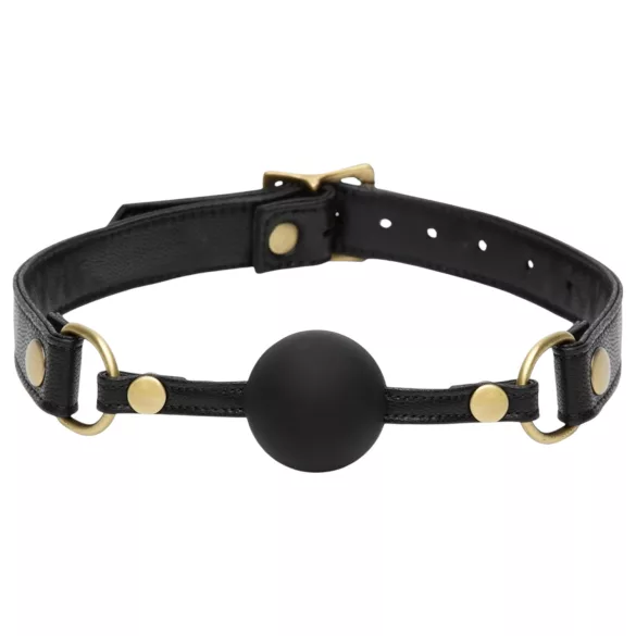 Fifty Shades of Grey - bitgag - verstelbaar leer - zwart