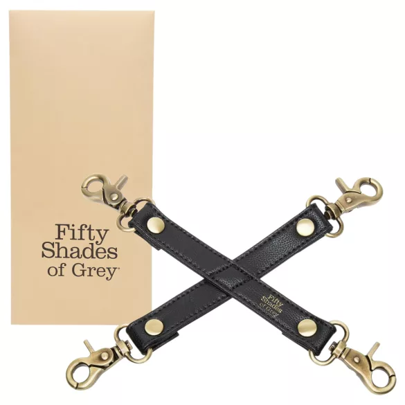 Fifty Shades of Grey - bondage kruisband - verstelbaar - zwart