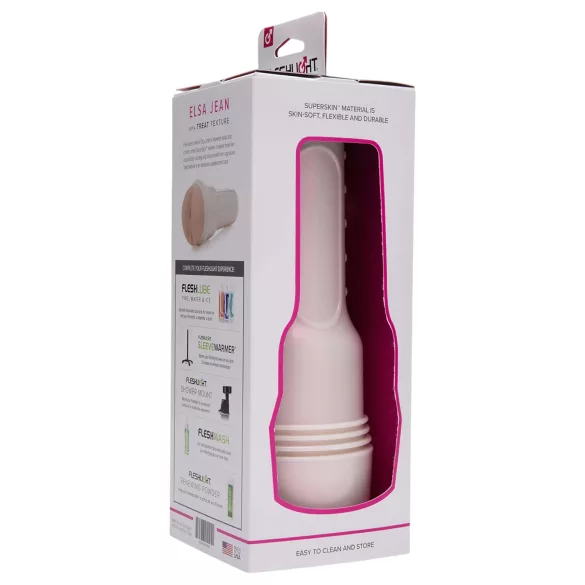 Fleshlight Elsa Jean Treat - realistische masturbator - kunstkont - huidskleur