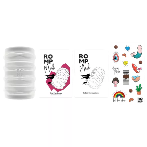 ROMP Mosh - masturbator - flexibel reisformaat - transparant