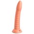 Dillio Wild Thing - geribbelde dildo (19cm) - oranje