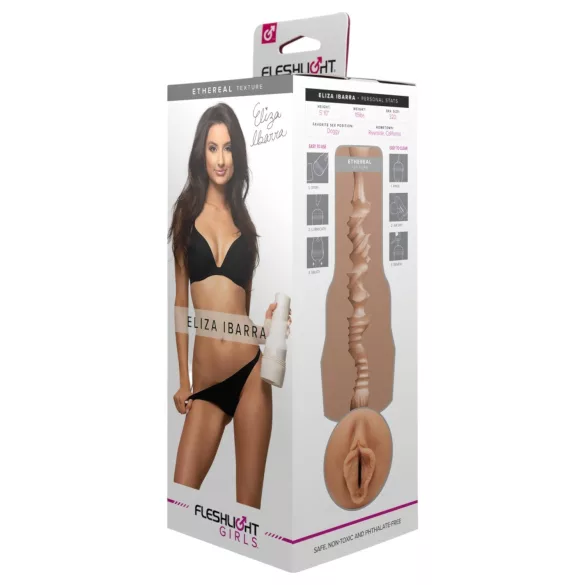 Fleshlight Eliza Ibarra Ethereal - realistische kunstvagina - huidkleur