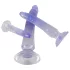 Crystal Clear - anaal trainer dildo set - 3 stuks - transparant blauw