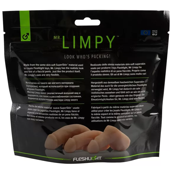 Mr. Limpy - realistische dildo groot - huidkleur