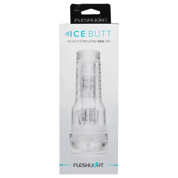 Fleshlight Ice Butt - kunstkont-masturbator (doorzichtig)