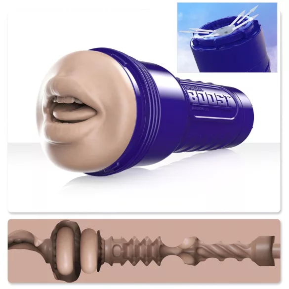 Fleshlight Boost Blow - mondmasturbator - realistisch - huidskleur