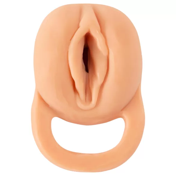 Nature Skin - 2in1 kunstvagina en penismantel - 23cm - huidkleur