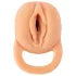 Nature Skin - 2in1 kunstvagina en penismantel - 23cm - huidkleur