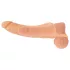 Nature Skin - 2in1 kunstvagina en penismantel - 23cm - huidkleur