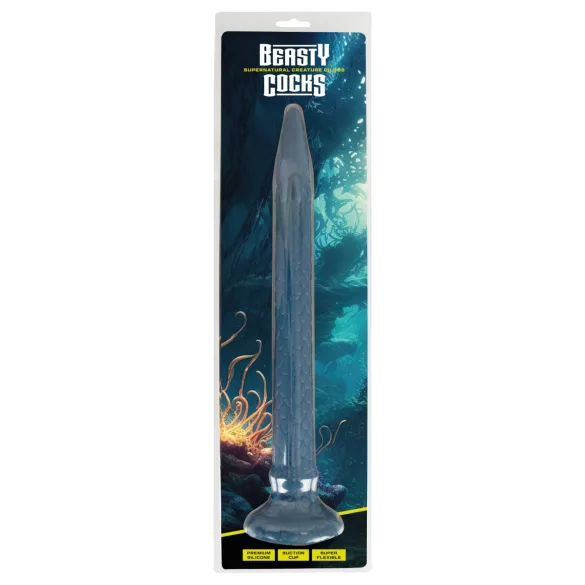 Beasty Cocks - dildo extra lang - siliconen - blauw