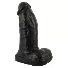 Realistixxx Real Giant - dildo met ballen - 22 cm - zwart