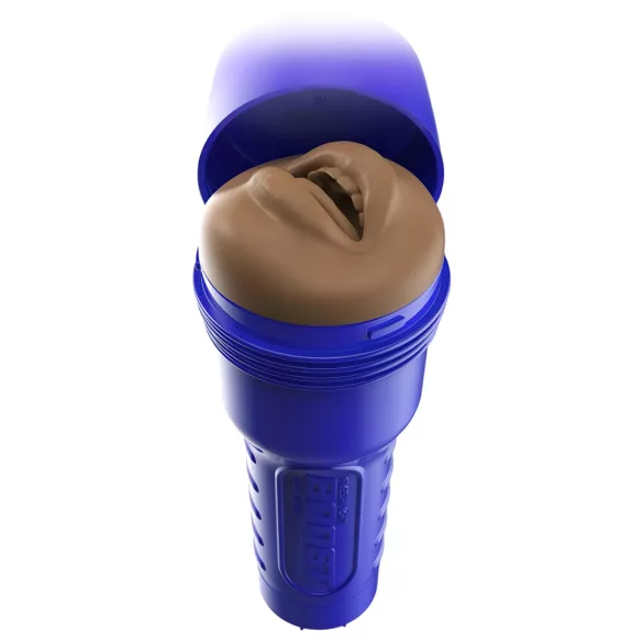 Fleshlight Boost Blow - mond masturbator - realistische mond - bruin