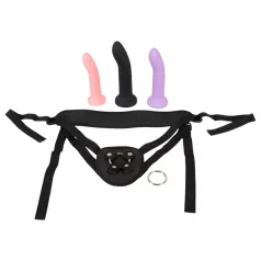 You2Toys - strap-on dildo set - zwart