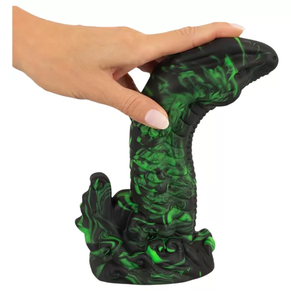 Beasty Cocks Lizard Peak - dildo penis - hagedis - groen zwart