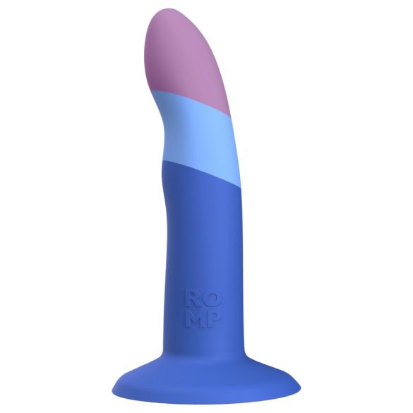 ROMP Piccolo - Flexibele siliconen dildo (blauw-paars)