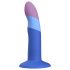 ROMP Piccolo - Flexibele siliconen dildo (blauw-paars)