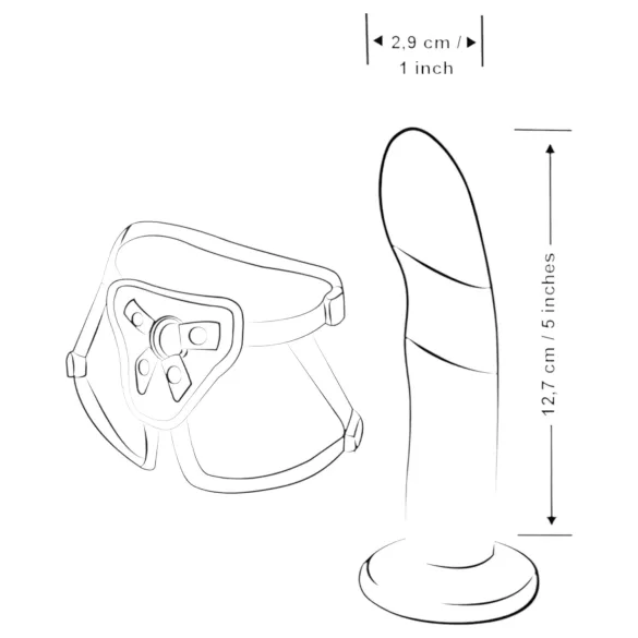 ROMP Piccolo - pegging set - zwart/blauw