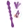 You2Toys - Bolvormige, flexibele anale dildo - (paars)