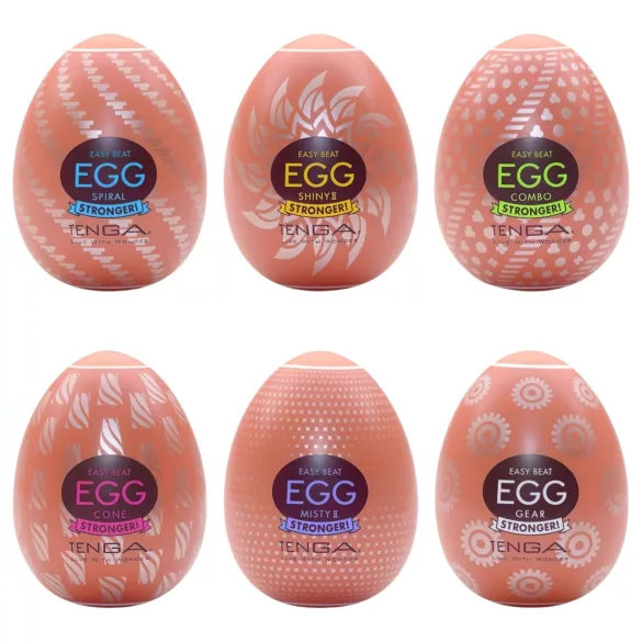 TENGA - eier masturbator set - extra sterk - 6 stuks