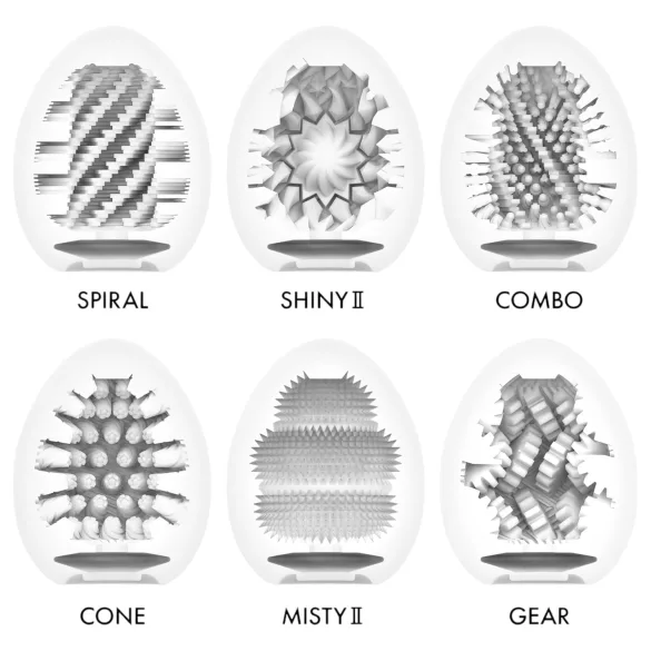 TENGA - eier masturbator set - extra sterk - 6 stuks