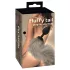 You2Toys - siliconen buttplug met staart - grijs