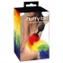 You2Toys - silicone anale plug met staart (regenboog)