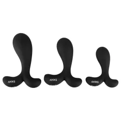 ANOS - anale training plug set - zwart