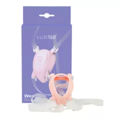 Luxueuze strap-on harnas voor clitorisstimulator (wit)