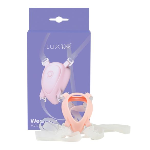 Luxe - Verstelbaar harnas voor clitorisvibrator (wit)
