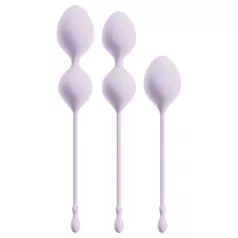   Beau Coeur Elorin - geishaballen set - 3-delig - silicone - paars