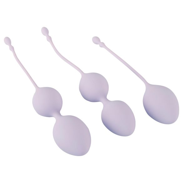 Beau Coeur Elorin - geishaballen set - 3-delig - silicone - paars