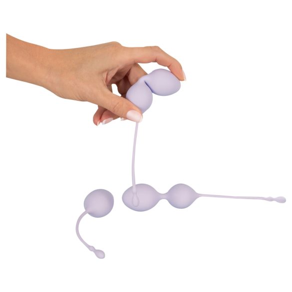 Beau Coeur Elorin - geishaballen set - 3-delig - silicone - paars