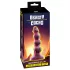 Beasty Cocks - Weerwolf Willie dildo met zuignap - bordeauxrood (21 cm)