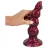 Beasty Cocks - Weerwolf Willie dildo met zuignap - bordeauxrood (21 cm)