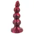 Beasty Cocks - Weerwolf Willie dildo met zuignap - bordeauxrood (21 cm)