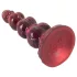 Beasty Cocks - Weerwolf Willie dildo met zuignap - bordeauxrood (21 cm)