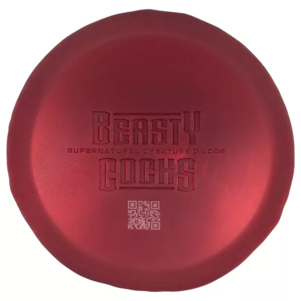 Beasty Cocks - Weerwolf Willie dildo met zuignap - bordeauxrood (21 cm)